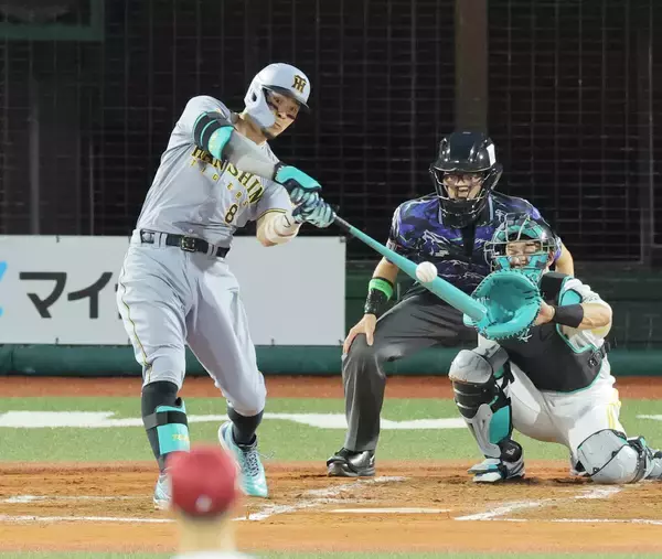 【球宴】阪神・佐藤輝明が球宴３戦連発　ＤｅＮＡ・筒香嘉智以来７人目　逆方向へアーチ