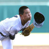 「【甲子園】高川学園・木下瑛二が成長アピールの１失点完投「阪神に入りたい」　横浜・織田翔希は「超えたい存在」」の画像1