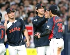 鈴木誠也が侍の潤滑油「大谷様にみんな緊張」「同じ人間なんだよと伝えていい雰囲気に」決勝弾のヒーローインタで結束明かす　大谷翔平と同学年