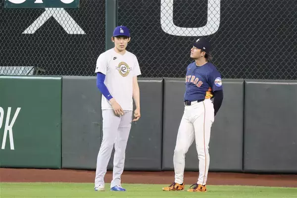 アストロズ・今井達也　ドジャース戦前に佐々木朗希＆大谷翔平と握手…６日には２度目のリハビリ登板