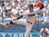 「【高校野球】横浜・織田翔希、世代最速１５７キロに「ビックリ」球場のどよめきは「楽しい」降板理由の右足は「問題ない」…神奈川大会」の画像1