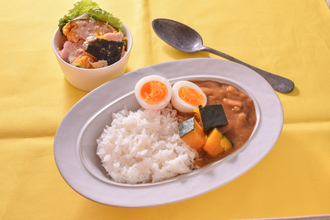 ♪がんばらなくてもできる！こどもレシピ その２【冷凍かぼちゃのサラダ】