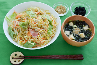 ♪がんばらなくてもできる！こどもレシピ その３【レンジでできちゃう塩焼きそば】