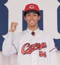 【広島】背番号「５４」のドラ６西川篤夢　目指すは「５」小園と「４」矢野を「足した選手に」