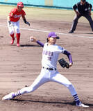 「【大学野球】天理大・的場吏玖、８回零封で無傷の３勝目　巨人・阪神らスカウトの前で好投…阪神大学」の画像1