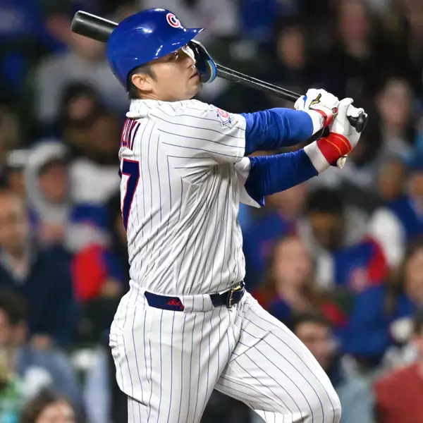 鈴木誠也、前日のうっぷん晴らす５戦ぶり６号同点３ラン　今季最長１３８メートル超の特大弾　ＷＢＣで右膝負傷も年間２７発ペース