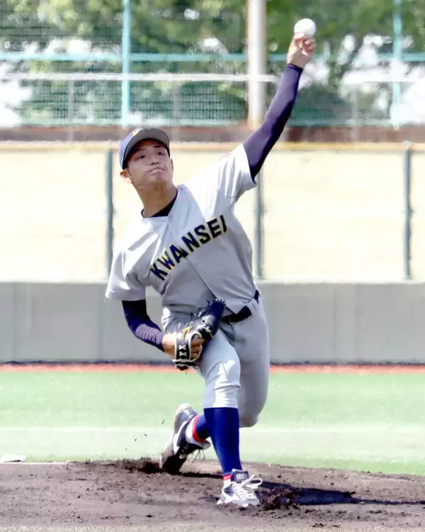 【大学野球】ドラフト候補、関学大・飯田泰成が「純粋に楽しもうと」８回１失点１０Ｋで近大に勝利…関西学生