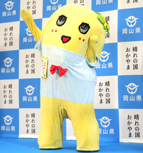 千葉県船橋市非公認キャラクター・ふなっしー　岡山弁でサッカー日本代表にエール「ぶちがんばるっちゃ！」