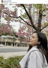 第１子妊娠の久慈暁子の近影「わー、お腹だいぶ大きくなりましたね」「綺麗過ぎて女神」