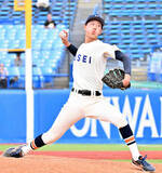 「【大学野球】法大の１年生右腕・富田櫂成がデビューから２戦２勝「ここまでうまくいくとは…」チームも開幕３連勝」の画像1