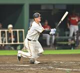 「【巨人】岸田行倫が復活のソロアーチ　１５０キロを逆方向へ　右膝打撲から復帰初戦は３の２…２軍戦」の画像1