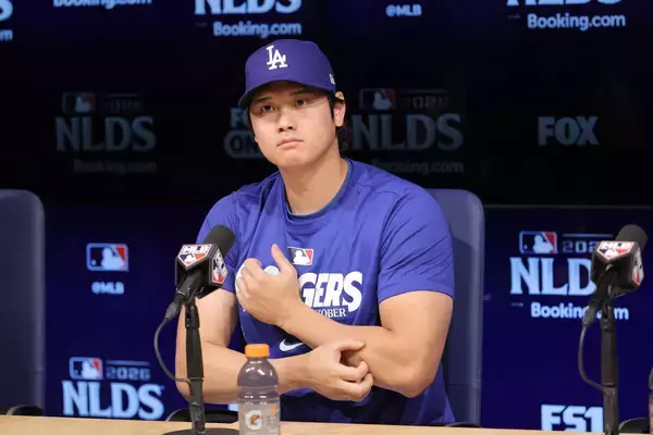 大谷翔平、ＰＳ直前会見で明かした“高揚感”「いよいよスタートする。期待感とワクワク感」　ドジャース３年目はＷＢＣから激動の１年「長く感じる」