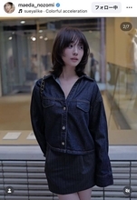 夫は年下Ｊリーガー！３３歳人気モデルが秋のイメチェンショット「なんでも似合う」「げきかわ」昨年結婚…前田希美