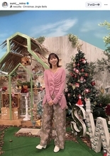 鷲見玲奈アナ、スタイル抜群の全身ショット披露！「ピンクがとてもお似合い」「鷲見ちゃん可愛い！」