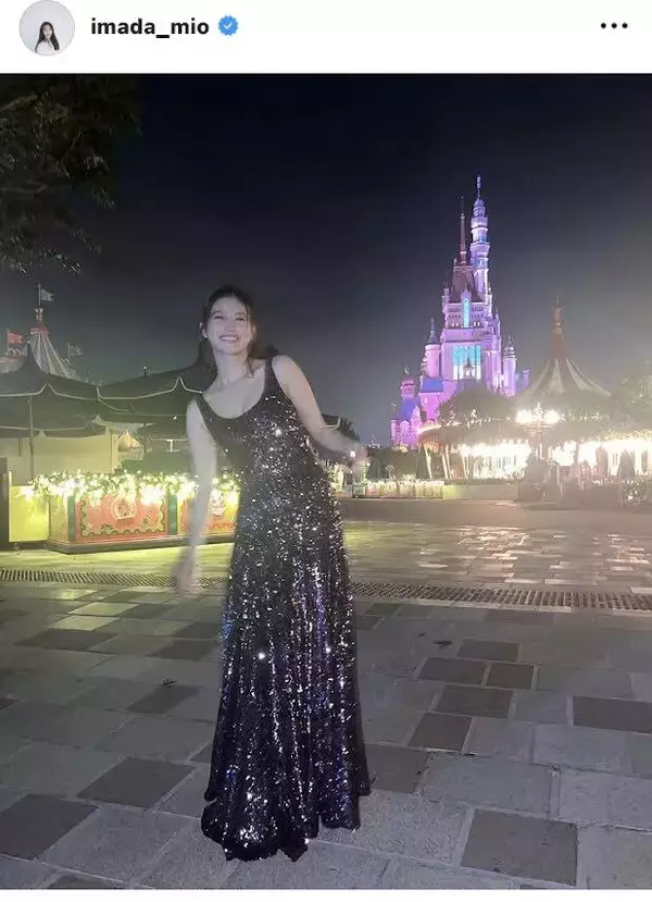 「セクシーすぎる」今田美桜、デコルテ全開！キラキラドレス姿が「天使」「あかん」「リアルプリンセス」