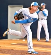 【日本ハム】細野晴希がブルペンで“１０時半投法”披露　１１時１０分からの４０分差が生む違いとは