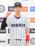 「【大学野球】立大が早大との接戦を制す　関東第一で昨夏の甲子園８強の越後駿祐が３打数３安打の活躍」の画像1