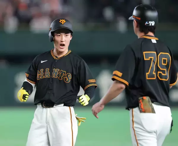 【巨人】勢いが止まらない！浦田俊輔が初回先頭打で自己最長を更新する１１試合連続出塁で先制点へつなげる