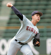 【大学野球】ドラフト上位候補、近大・宮原廉が復活！　最速１５２キロでリーグ戦初完封！！松丸新監督に初勝利をプレゼント