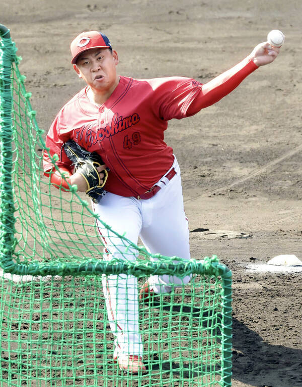 広島 戸根千明 初対面の黒田博樹氏から 胸タッチ でエール 大きな大胸筋とともに頑張りたい 23年2月4日 エキサイトニュース