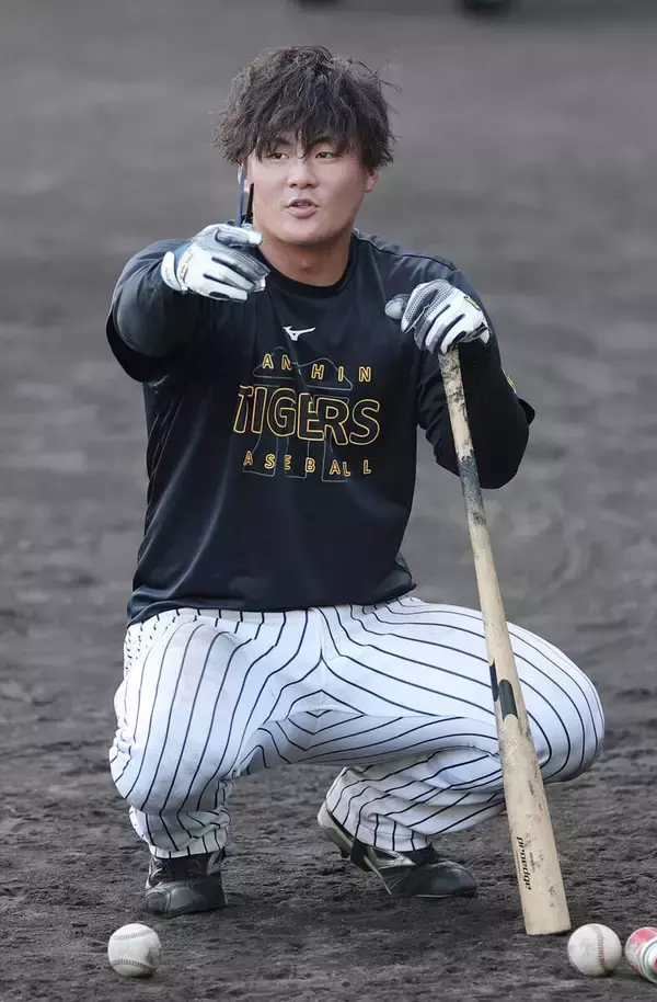 【阪神】前川右京、中日・岡林と自主トレ「目標は持たない」「数字とか決めていったらしんどい」