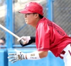 【広島】ドラ１平川蓮の勢いが止まらない！第１打席でヤクルト・山野から右前打　対外試合６戦連続安打