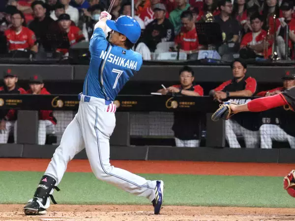 【日本ハム】西川遥輝が３戦連発「打った瞬間に行ったと思ったけど…」右越え２ラン　台湾では２戦連発