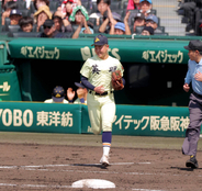 【センバツ】初８強の英明に死球体質！？のラッキーボーイ・榎本侑晟　頭部死球から２点、脚部死球から３点「当たり慣れています」秋は１１試合５死球