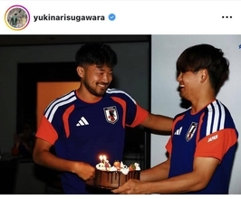 菅原由勢、２６歳の誕生日を報告「最高のメンバーと最高の景色を。明日も日本一丸で。死ぬ気で」ブラジル戦の必勝期す