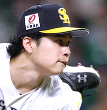 【ソフトバンク】松本晴が５回２安打無失点で８勝目の権利　わずか７４球も継投策へ切り替え