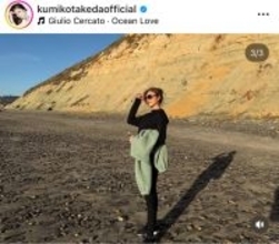 「とっても楽しいひと時を過ごせました」５７歳・武田久美子、美人娘とビーチで！