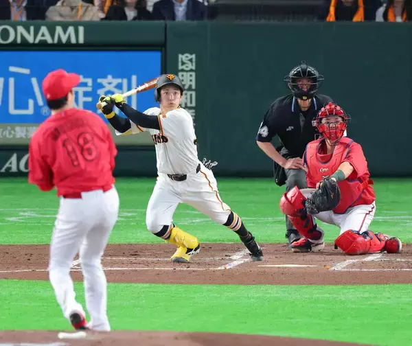 【巨人】「８番・遊撃」で先発出場の浦田俊輔「前に飛ばせば何かある」　２回に適時打！