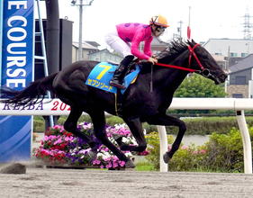 【浦和競馬】西啓太騎手が新馬戦連勝「能力試験から能力の高さを感じていた」ヤングウォーリアと「スピードがある」セブンソード