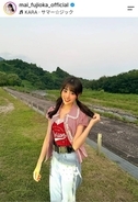 大物俳優の父は５５歳で結婚、現在８０歳！末っ子の１８歳娘が「まってまって超可愛い」「夏っぽくて最高」キュートな藤岡舞衣