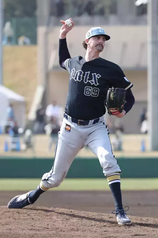 【オリックス】２１３センチ右腕・ジェリーが「超大物」の片りん…太田椋「１５メートルくらいから投げてきてるんじゃないか」