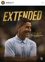 パドレスがＧＭとの契約延長発表、１４年からの長期政権　ダルビッシュ有との話し合いは継続中