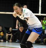 「【バレー】初優勝のＳＡＧＡ久光　守りの要・リベロの西村弥菜美がＭＶＰを受賞　「うれしさより驚きの方が大きかった」」の画像1