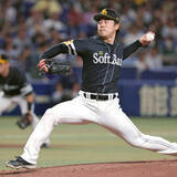 「【ソフトバンク】松本晴が５回に大量４点先制を許す…中日・村松開人に先制打＆細川成也に痛恨３ラン被弾」の画像1