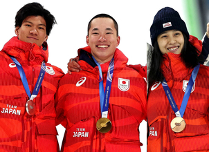 【五輪】日本は、開催国イタリアと並びメダルランキング世界トップ！大会第２日に金銀銅ゲット！