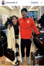 ロコ・ソラーレ吉田知那美、イケメン夫と夫婦ショット公開　五輪についてつづる「夫のその言葉が胸に突き刺さり、感動」