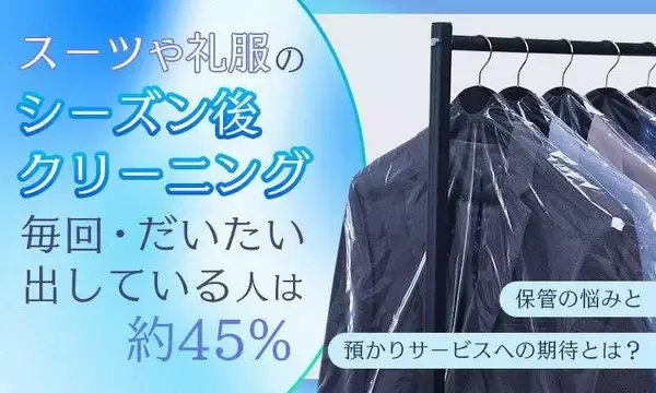 フォーマル服の手入れと保管　習慣化の裏にある迷い