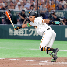 【巨人】知念大成がプロ初打席初安打　高橋遙人から代打で快音　６日に支配下登録されたばかり