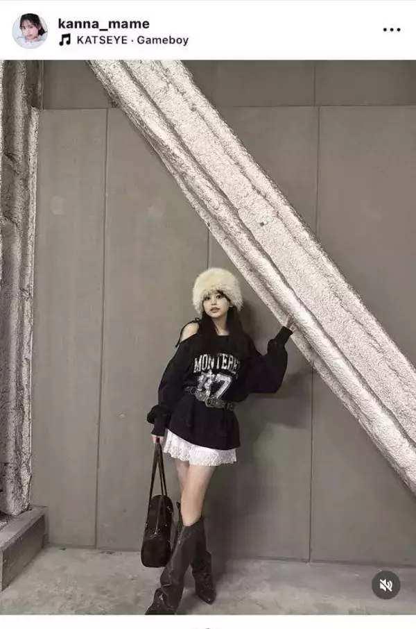 「顔ちっちゃ！！」カジサックの美人娘・梶原叶渚の肩出しコーデに絶賛の嵐「可愛い」「同じ人間とは思えない」