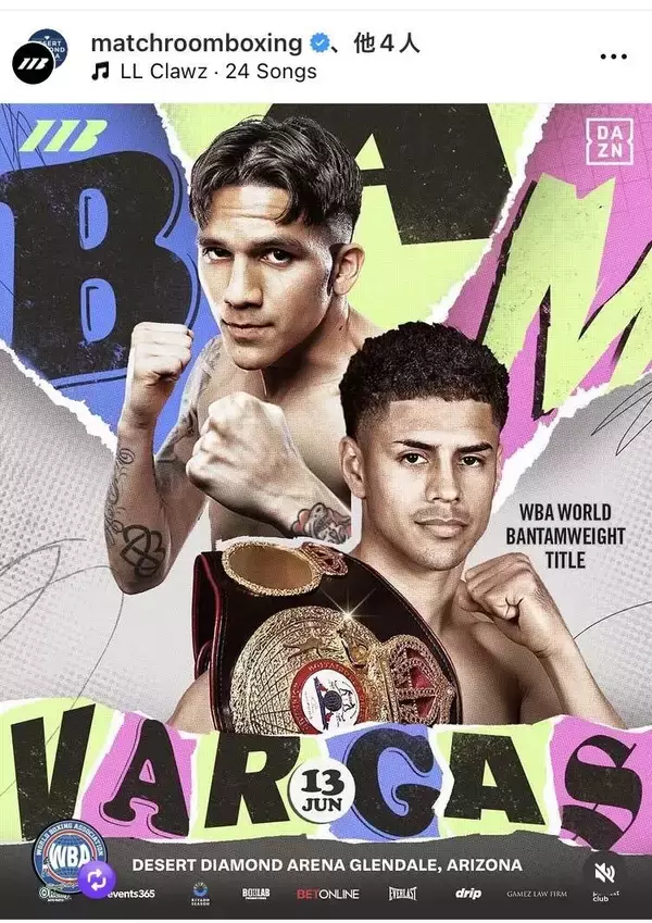 【ボクシング】尚弥ー中谷戦勝者に挑戦意欲のジェシー“バム”ロドリゲス　バンタム級へ…６・１３米国でＷＢＡ王者バルガスに挑戦