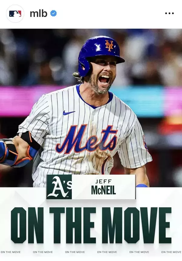 メッツが２０２２年の首位打者マクニールをアスレチックスに放出　米報道