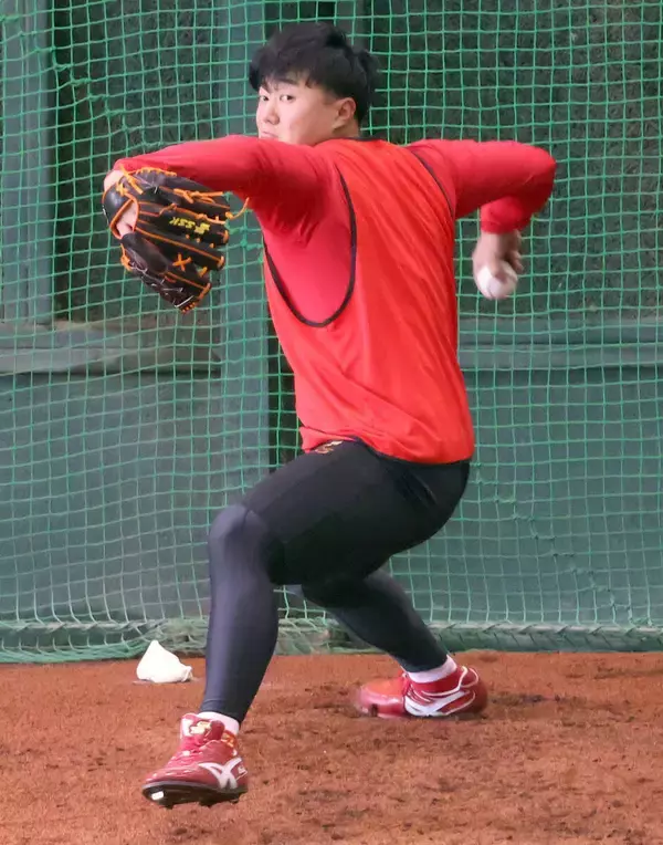【広島】ドラフト４位・工藤泰己が“平良式クイック”に挑戦　常時クイックで「修正がしやすい」