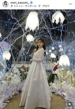 「お姫様だね」森香澄の純白ドレス姿に騒然！「見惚れてしまいます」「バージンロード歩きた～い」
