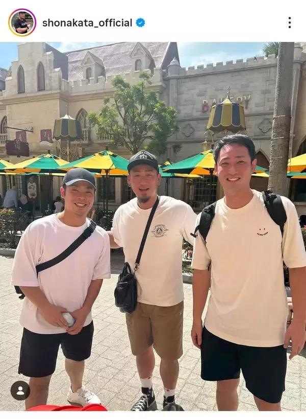 引退した中田翔さん「シンガポールでまさかの遭遇」ショットに騒然「え！？」「びっくり」「会えたの」「スゴすぎ」