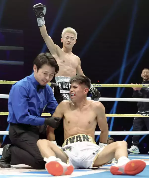 吉良大弥がワンパンチＫＯで世界王座挑戦権獲得　バルデラスを圧巻の右ストレートで２回に沈めプロ４連勝