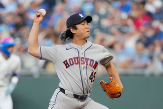 アストロズ今井達也「フォーク投げて親指の爪ささった」右手甲側薬指付近から出血のアクシデント…初回先頭弾被弾など４回途中２失点